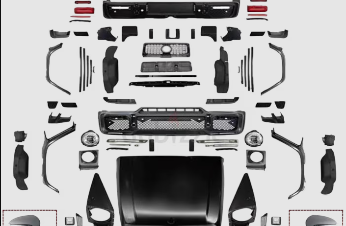 Mercedes-Benz G-Class W463 Upgrade to Brabus 2019 Look Body Kit (1992-2018)