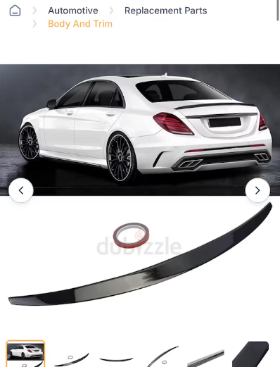 S class 2014 – 2020 lip spoiler
