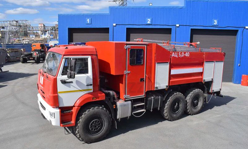 MOST STRONGEST, DURABLE, POWERFUL, ALL TERRAIN, FIRETRUCK ON KAMAZ 6X6