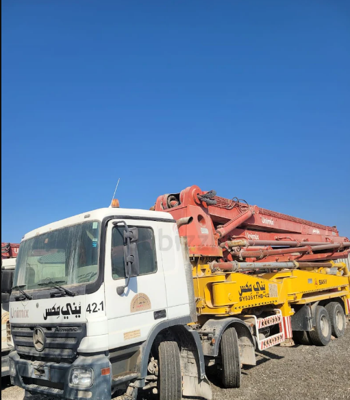 Concrete pump Truck 56m long pipe