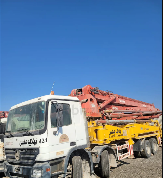 Concrete pump Truck 56m long pipe