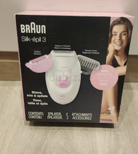 Hair removal epilator Braun Silk Epil