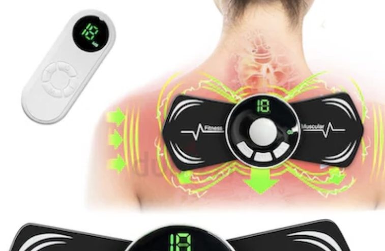 Butterfly Massager Machine for Pain Relief, Rechargeable Full Body TENS Massager with 8 Modes