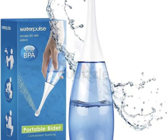 WaterPulse 450ml Hygienic Portable Travel Shattaf to Use for Easy Cleaning