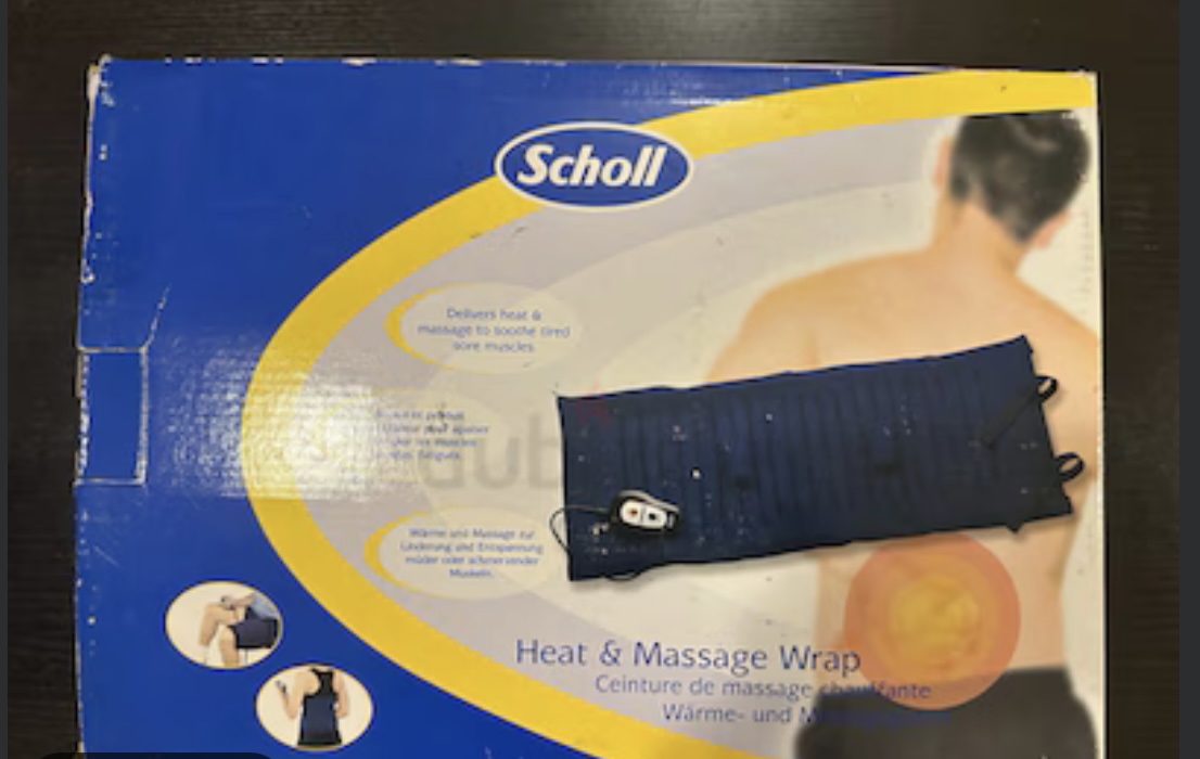 Heat and massage wrap