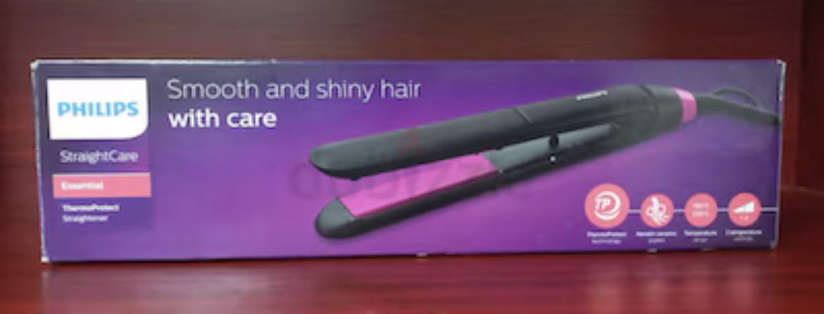 Philips StraightCare Essential ThermoProtect straightener BHS375 (New)