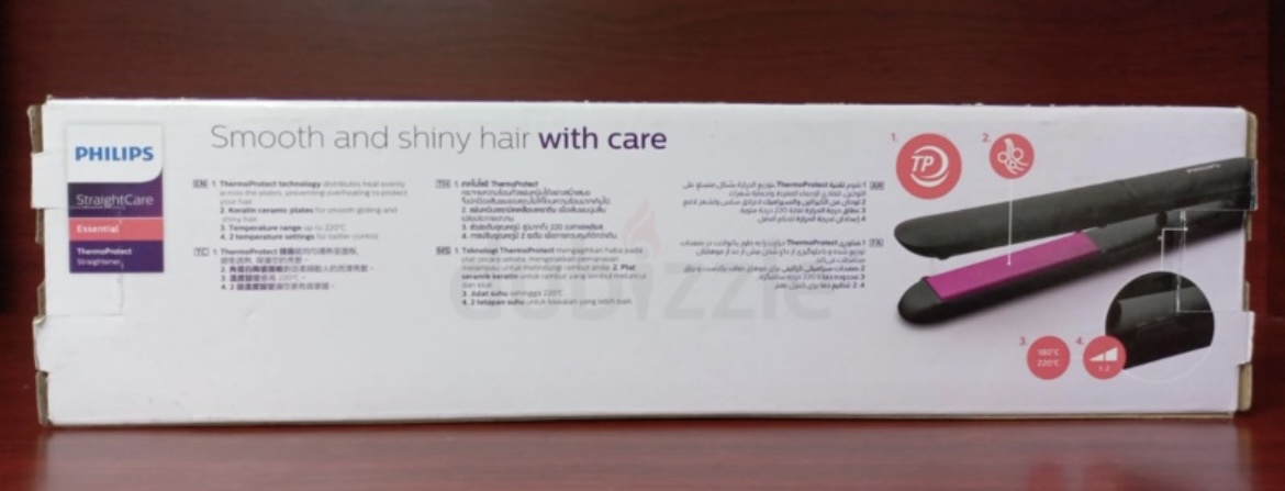 Philips StraightCare Essential ThermoProtect straightener BHS375 (New)