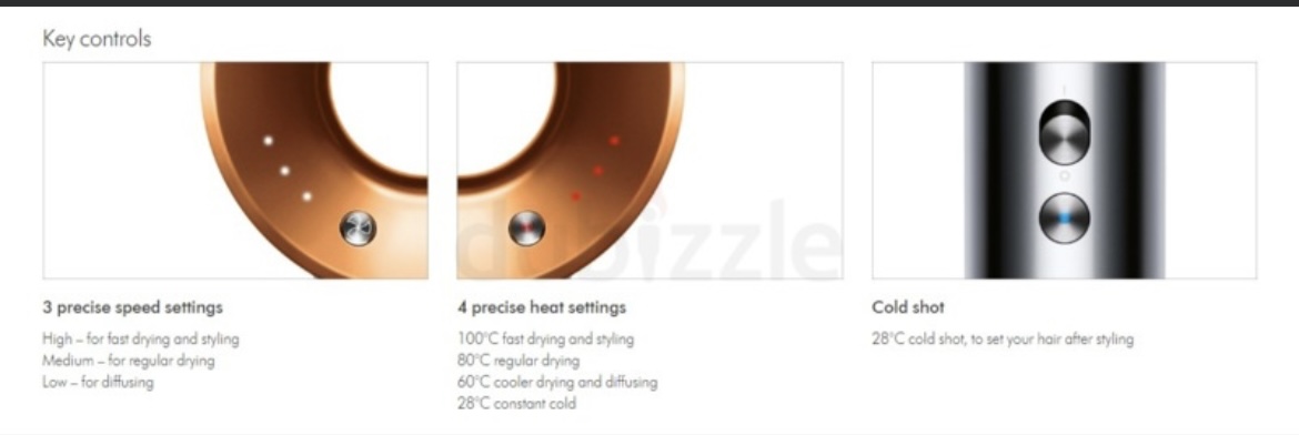 Dyson Supersonic™ hair dryer in Nickel/Copper