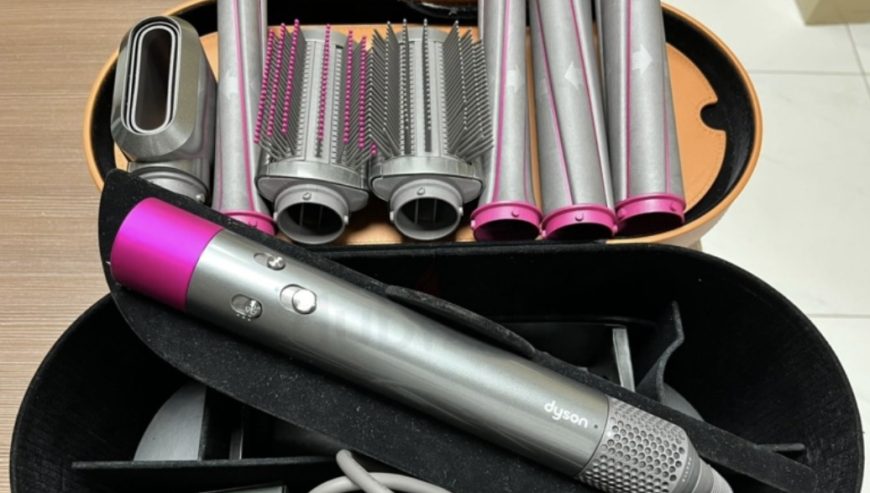 Dyson Airwrap Hair Styler H1S01 Fuchsia with Storage Case