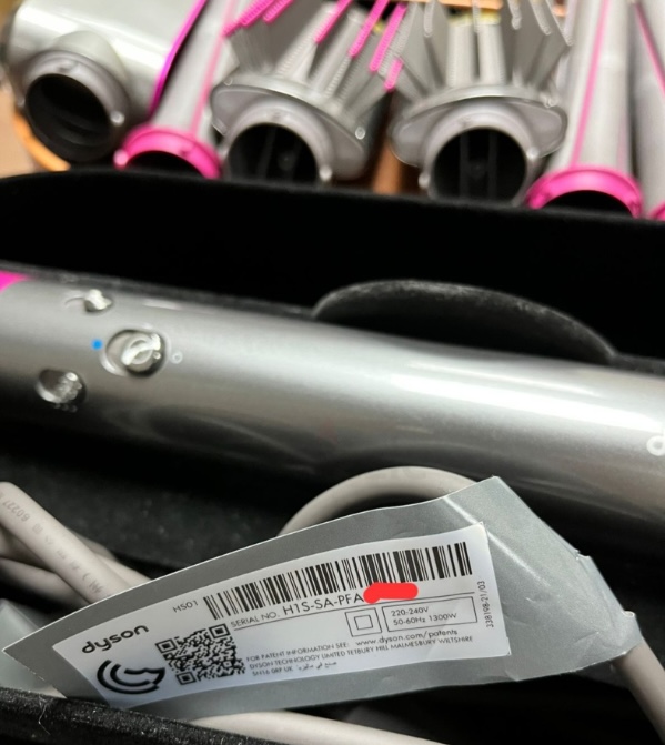 Dyson Airwrap Hair Styler H1S01 Fuchsia with Storage Case