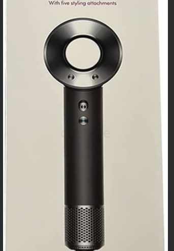 Dyson Hairdryer Supersonic HD08 Black Nickel Origin 1 Attachments