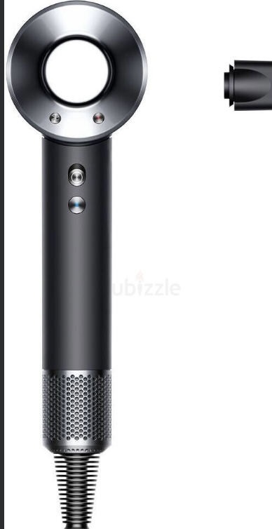 Dyson Hairdryer Supersonic HD08 Black Nickel Origin 1 Attachments