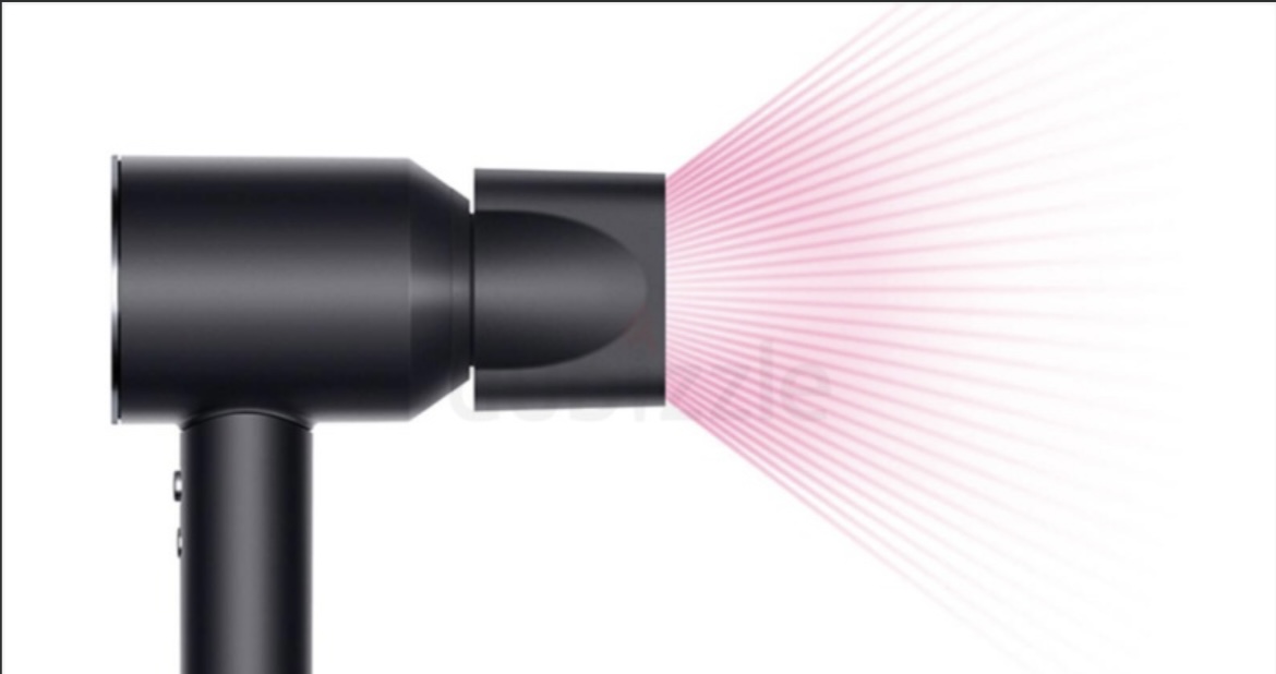 Dyson Hairdryer Supersonic HD08 Black Nickel Origin 1 Attachments