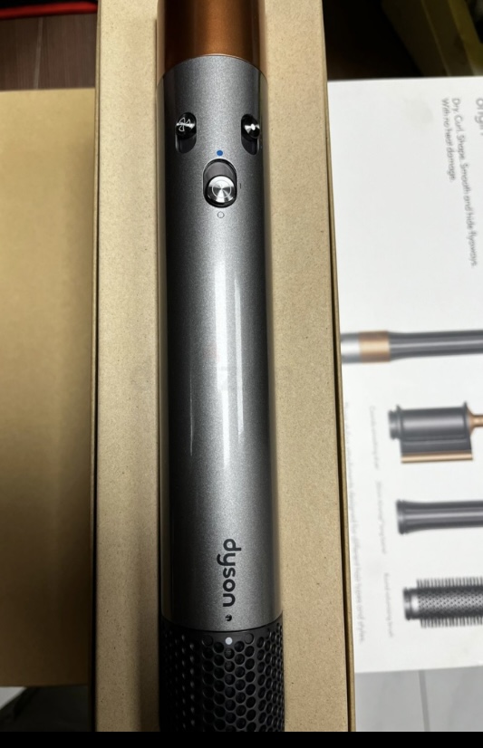 Dyson open box sealed HS05 Nickel copper Origin