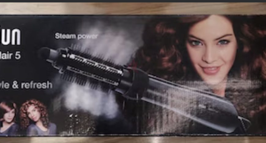 Braun Hair Styler Steam Style Pro 2 Styler Volumeriser Attachments 1000 Watts – AS530