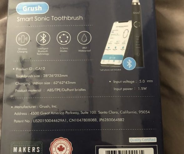 Grush Rechargeable Electric Toothbrush