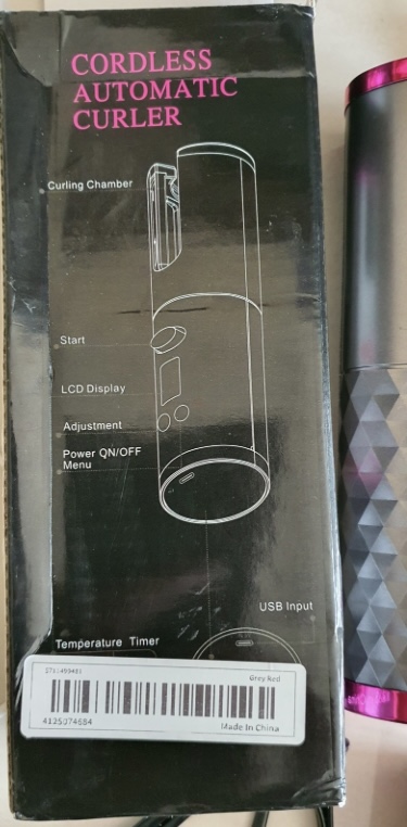 Brand New cordless Automatic Curler Aed 25 final