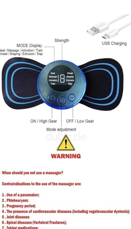 Body Massager Machine for Pain Relief Wireless Massager 8 Mode