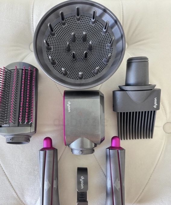 Dyson Attachments Only(Without Hairdryer)original, 7 items
