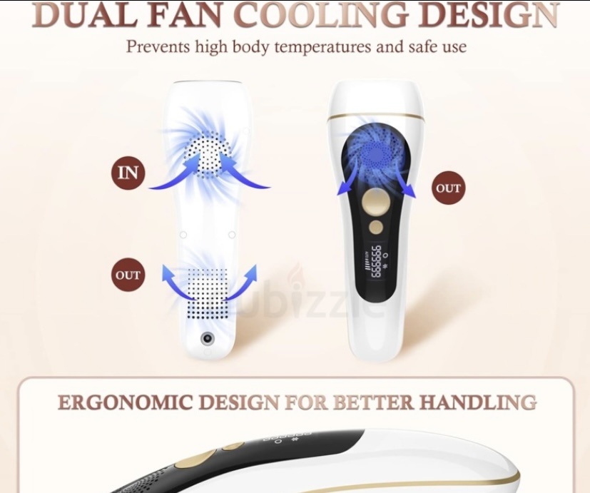 Laser Hair Removal for Women and Men, IPL Hair Removal with Ice Cold Function