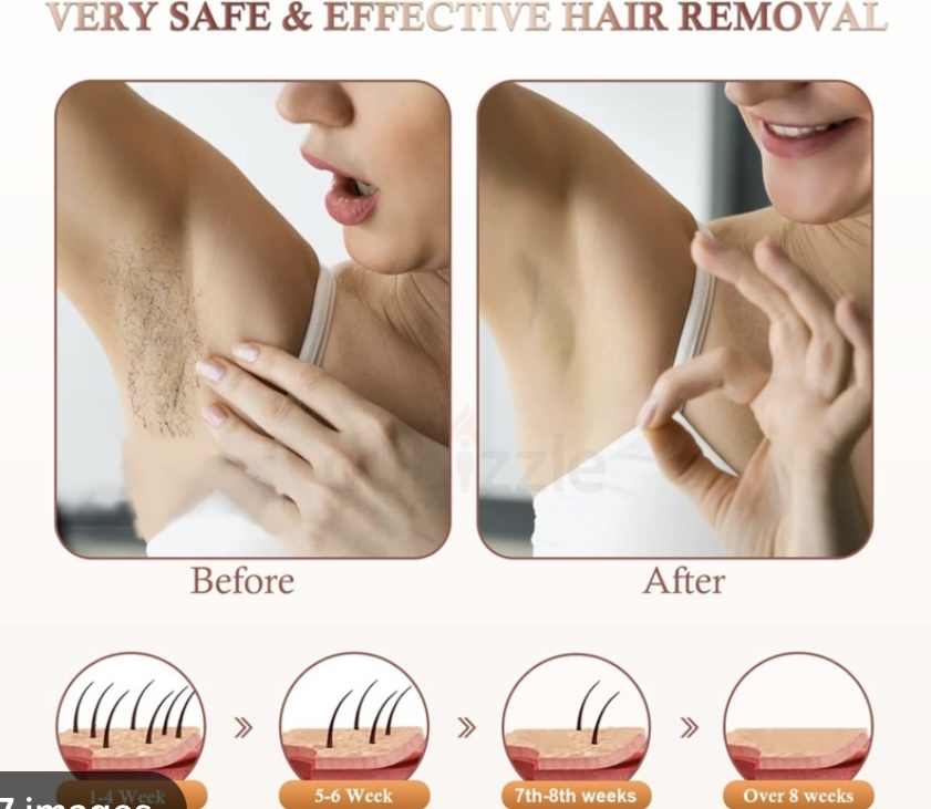 Laser Hair Removal for Women and Men, IPL Hair Removal with Ice Cold Function
