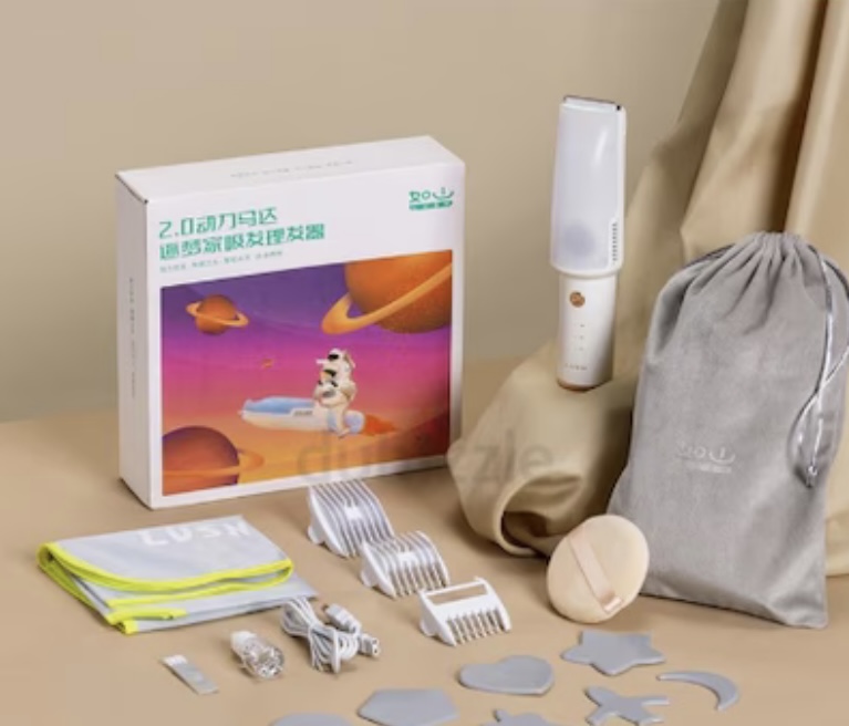 Cordless LUSN Baby Hair Trimmer with Vacuum L-DH008 for Kid