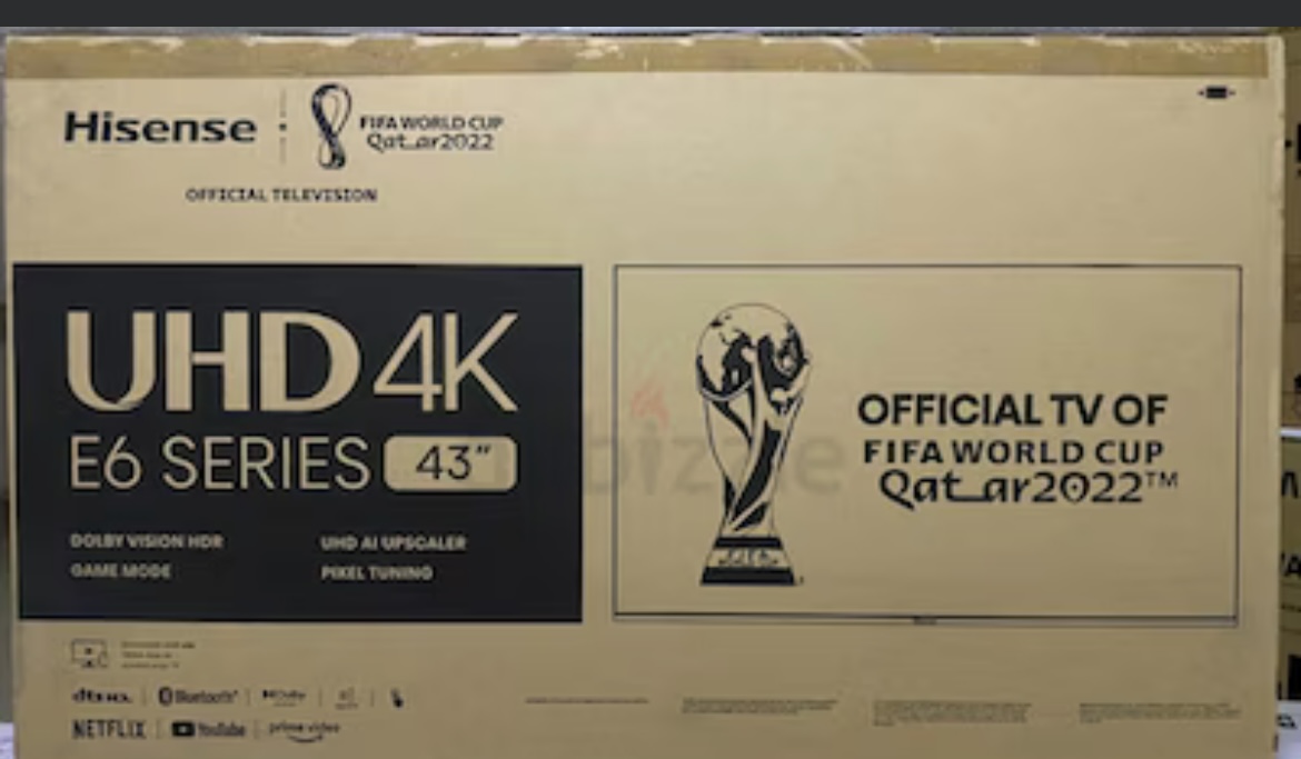 Brand New Hisense 43 Inch LED UHD 4K Smart Tv With Warranty