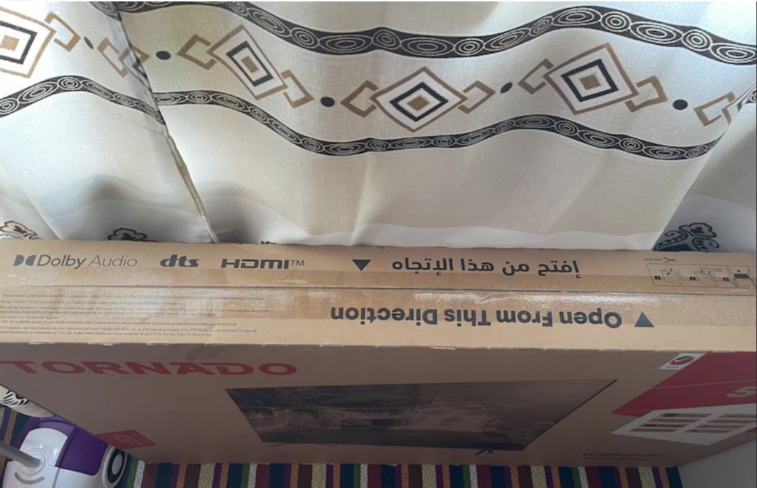 55 inch android TV TORNADO