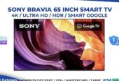 Sony BRAVIA 65 Inch Smart TV / 4K / Ultra HD / HDR / Smart Google / Home Delivery