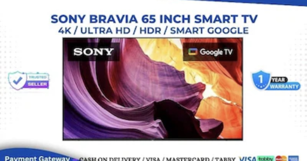 Sony BRAVIA 65 Inch Smart TV / 4K / Ultra HD / HDR / Smart Google / Home Delivery