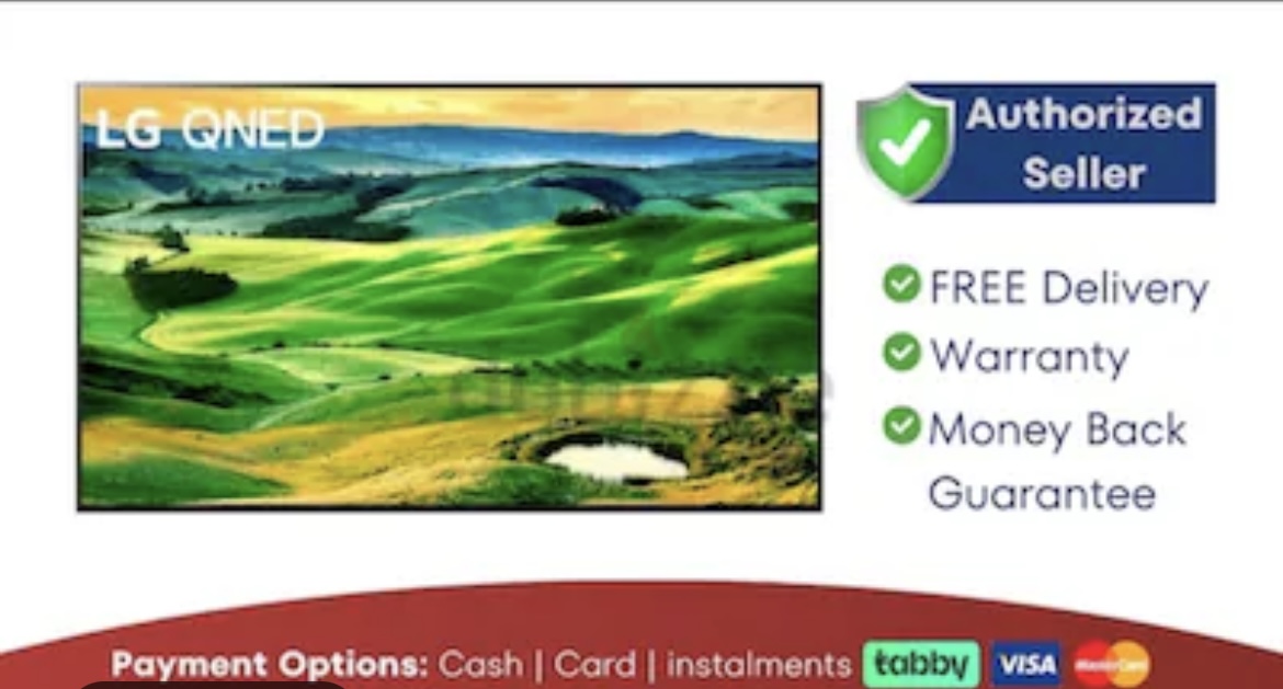 LG 75 inch Smart QNED TV – 4K – 9 Series