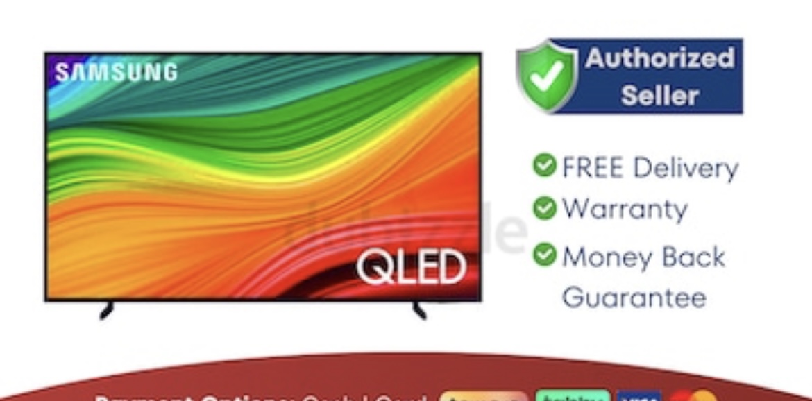 Samsung 75 inch Smart QLED TV – 4K ● Brand New | 1 Year Warranty | FREE Delivery | AD912
