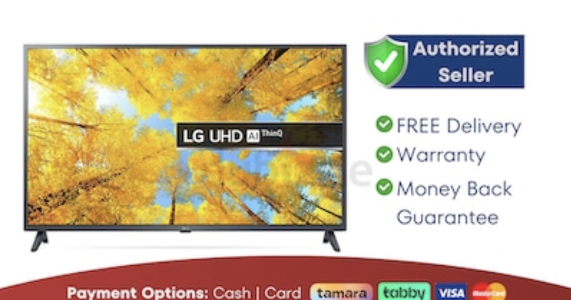 LG 50 inch Smart TV – 4K ● Brand New | 1 Year Warranty | FREE Delivery | AD716732