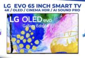LG 65 Inch Smart OLED TV / 4K / 120Hz / Brand new / 65G2 / Home delivery