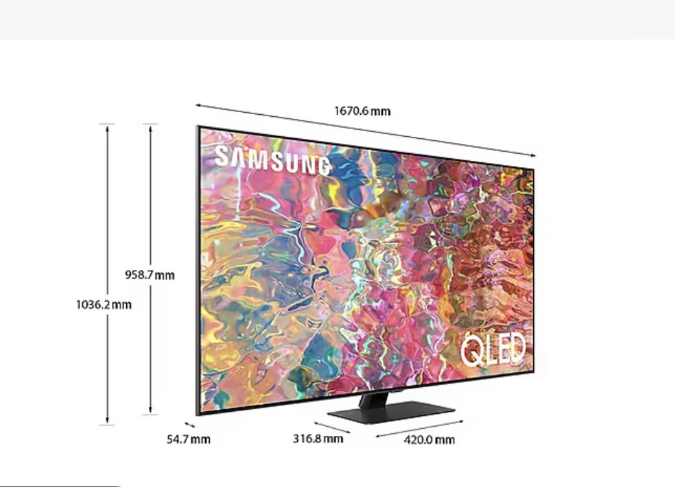 Samsung 75 QLED 4K Smart TV| 75Q80B