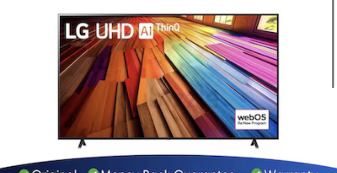 LG 70 inch Smart TV – 4K ● Warranty ● Free Delivery