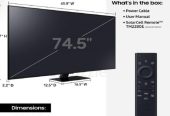 Samsung 75 Inch QLED 4k Smart TV – 120Hz Motion Enhancement