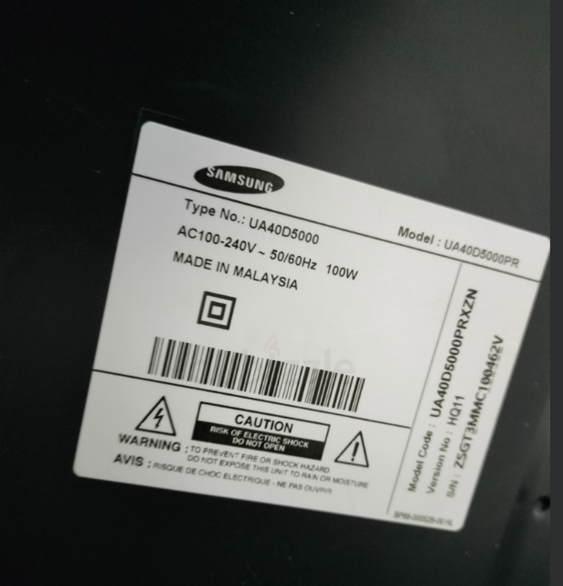 Samsung UA40D5000PR Full HD LED TV