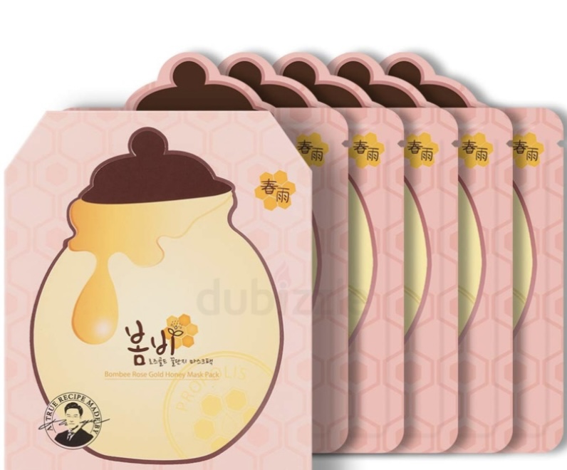 Papa recipe bombee rose gold honey sheet mask