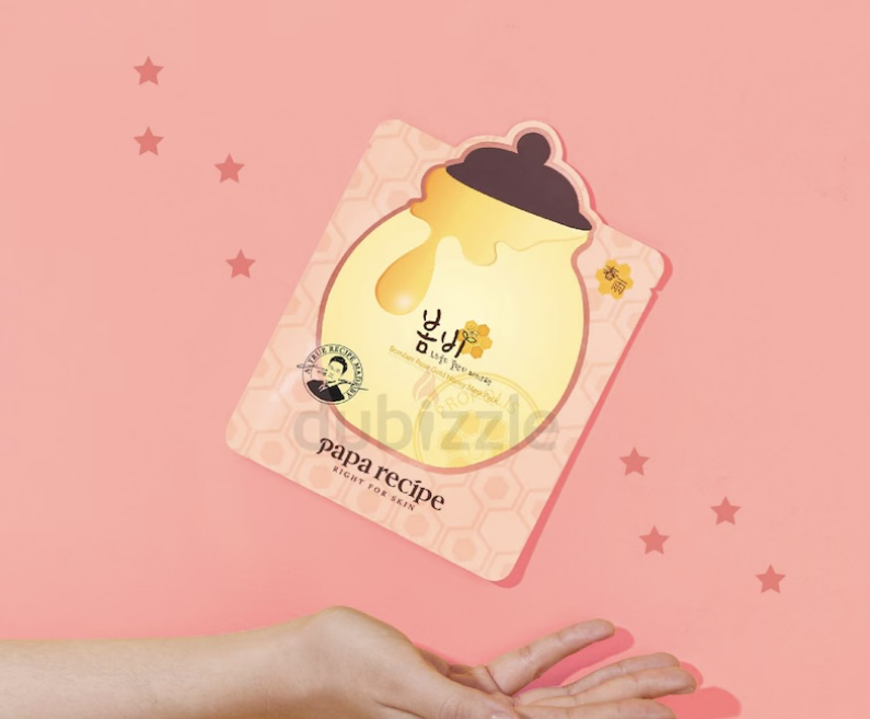 Papa recipe bombee rose gold honey sheet mask