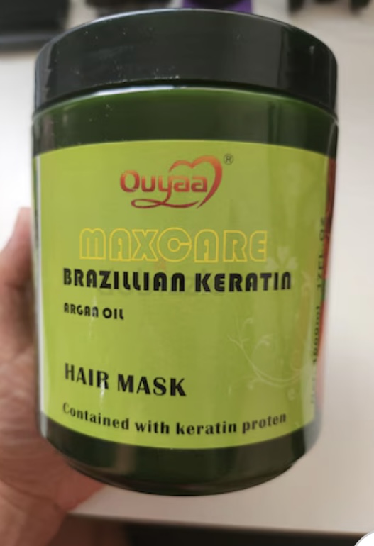 Keratin hair mask, for smoother shinier hair, 1000ml