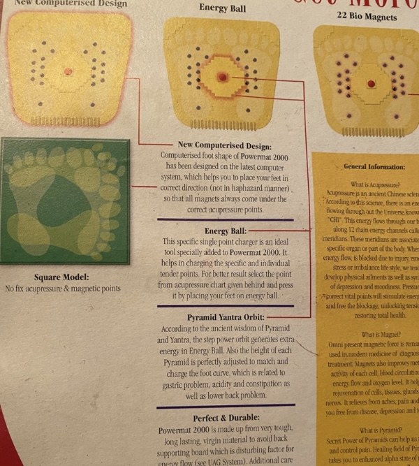 Foot Accupress Power Mat