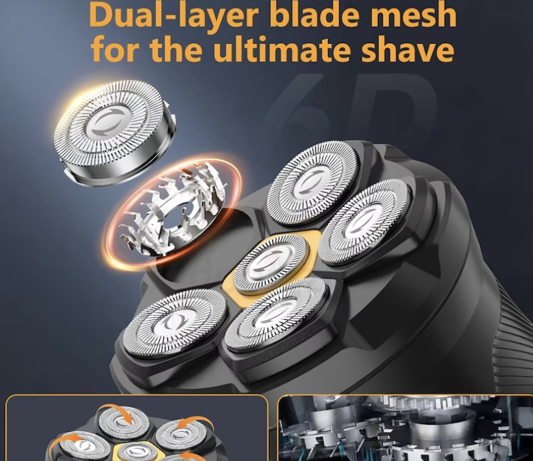 862 – Kialloy Electric Head Shavers for Bald Men, Bald Head Shavers for Men, Electric Head Razors