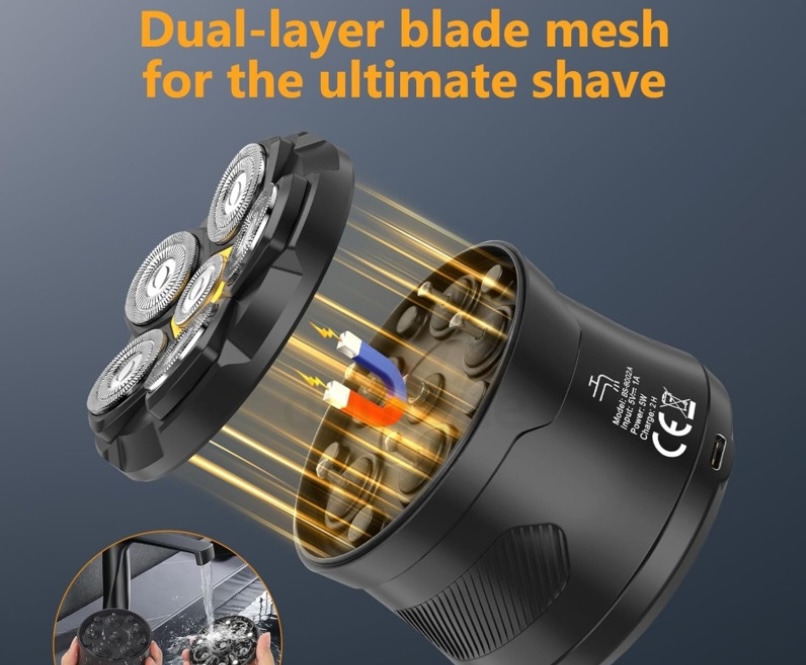 862 – Kialloy Electric Head Shavers for Bald Men, Bald Head Shavers for Men, Electric Head Razors