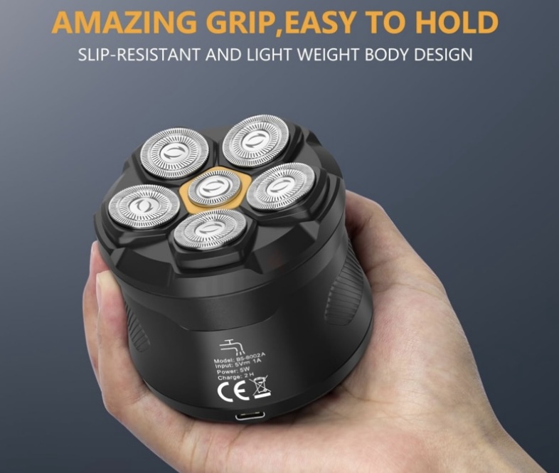 862 – Kialloy Electric Head Shavers for Bald Men, Bald Head Shavers for Men, Electric Head Razors