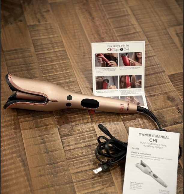 ORIGINAL Brand New CHI Spin N Curl Special Edition Rose Gold