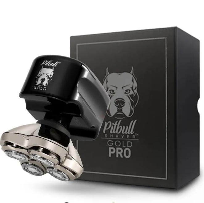 Skull Shaver Pitbull Gold PRO Men’s Electric Head and Face Shaver