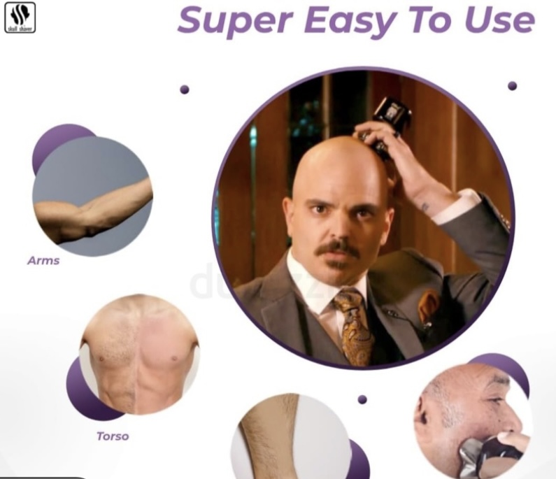 Skull Shaver Pitbull Gold PRO Men’s Electric Head and Face Shaver