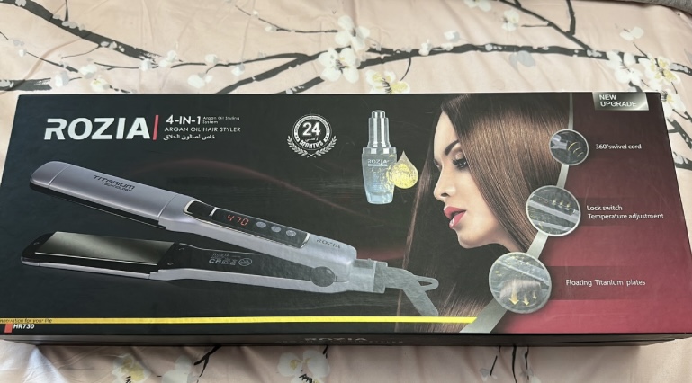 straightening with argan oil