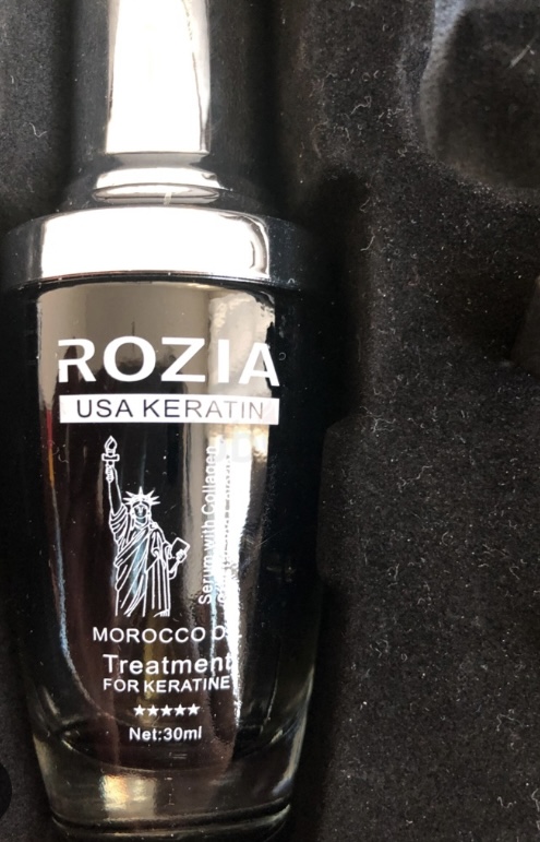 straightening with argan oil